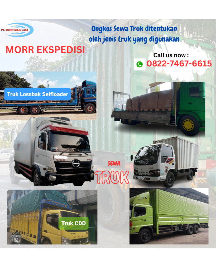 ongkos pengiriman dengan sewa truk
