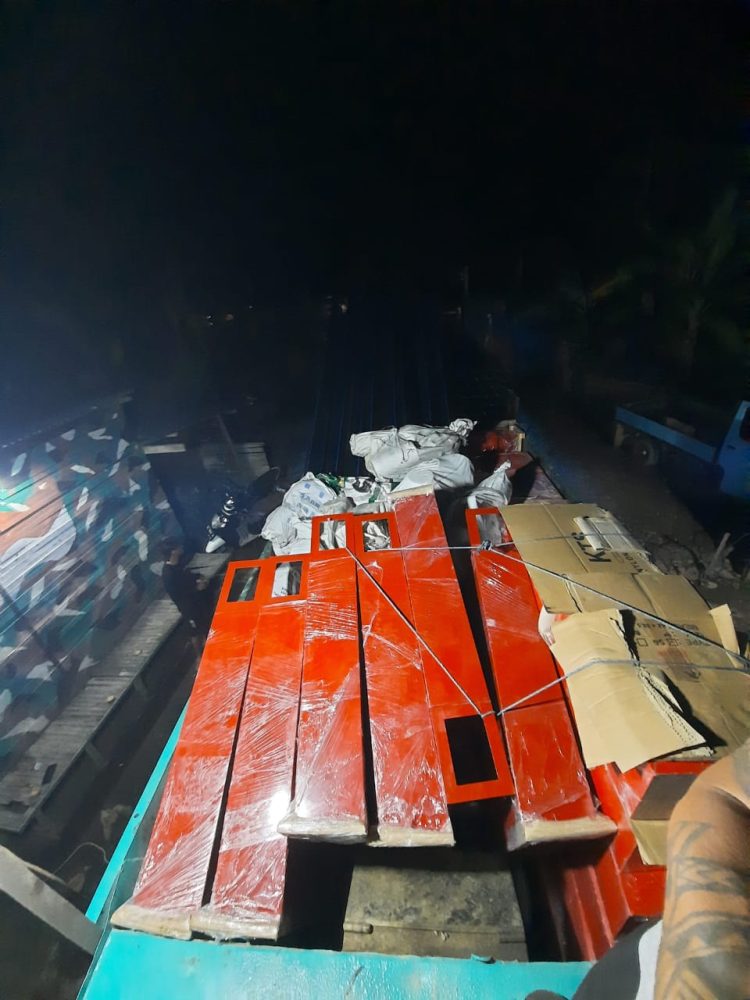 barang proyek ke Malinau